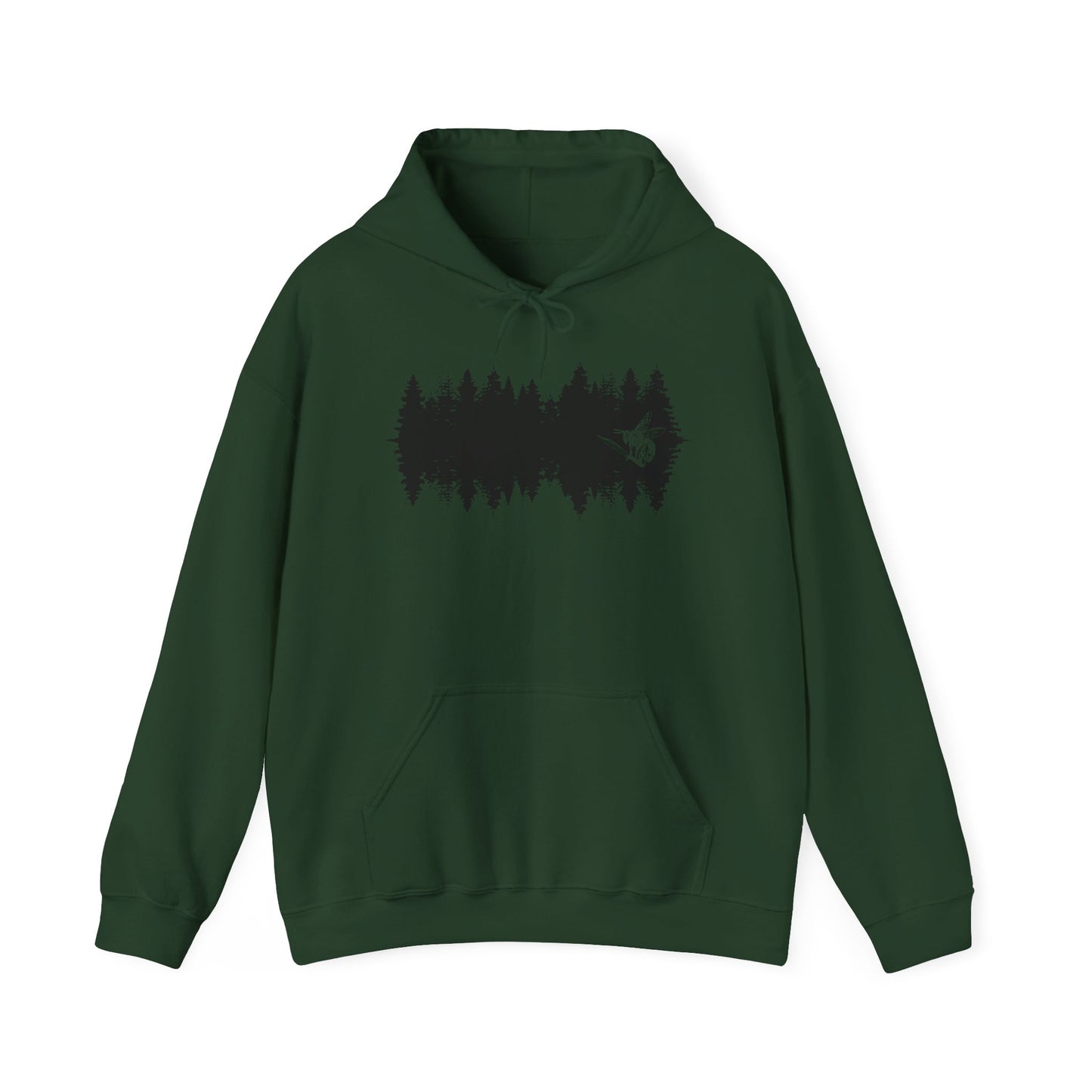 Reflected Tree Line Hooded Sweatshirt