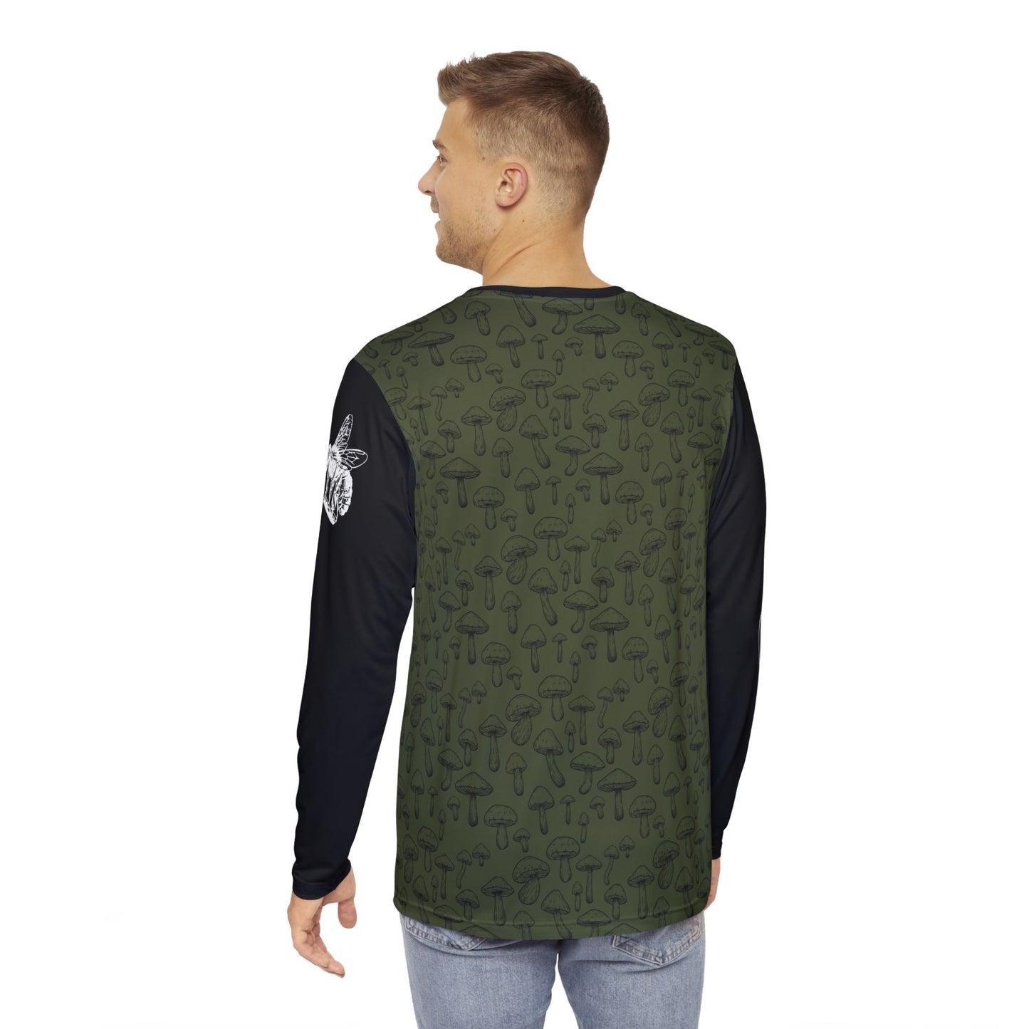 Mushroom Long-Sleeve Mountain Biking Jersey