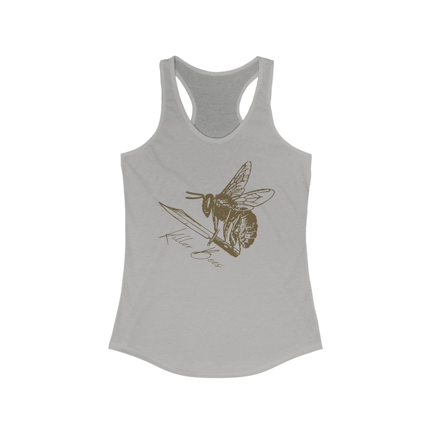 Women's Gold Killer Bees Logo Tank