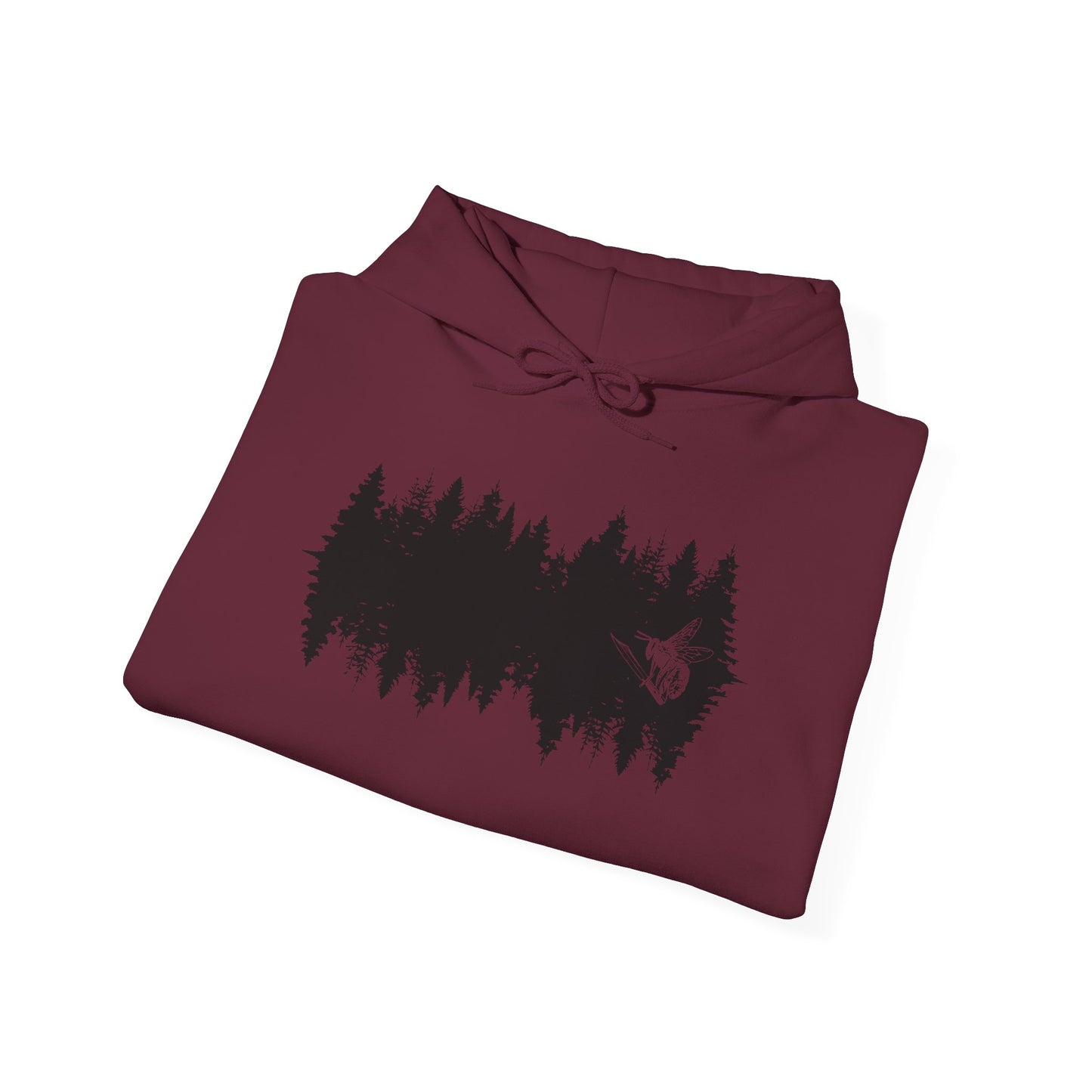 Reflected Tree Line Hooded Sweatshirt