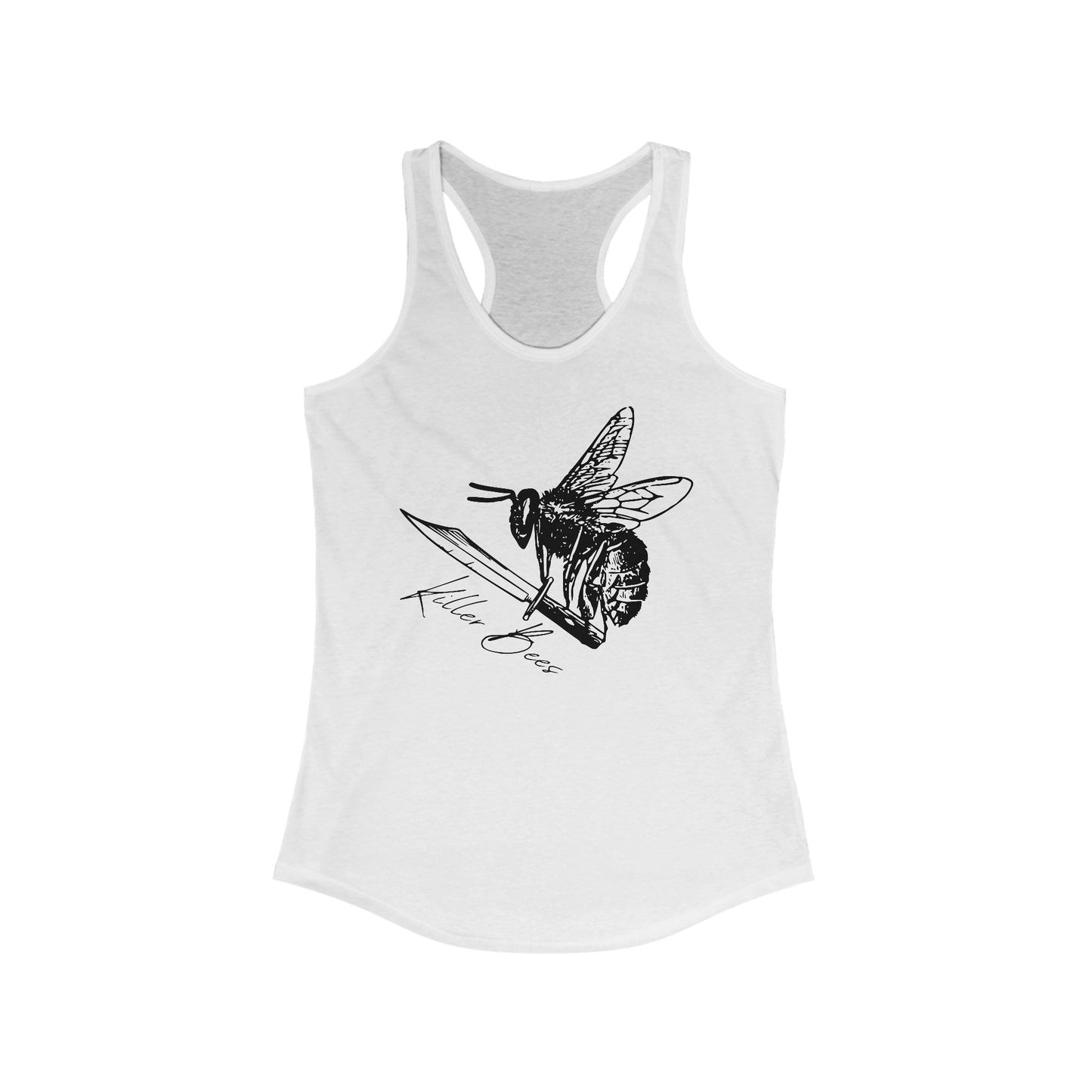 Women's Black Killer Bees Logo Tank