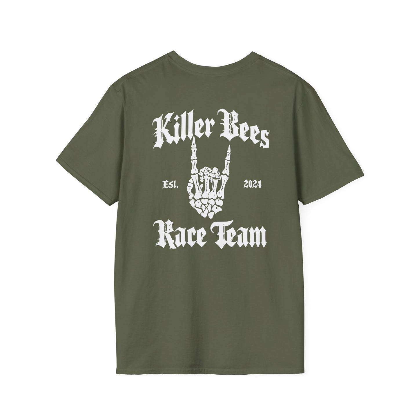 Killer Bees Race Team Skeleton Hand Shirt