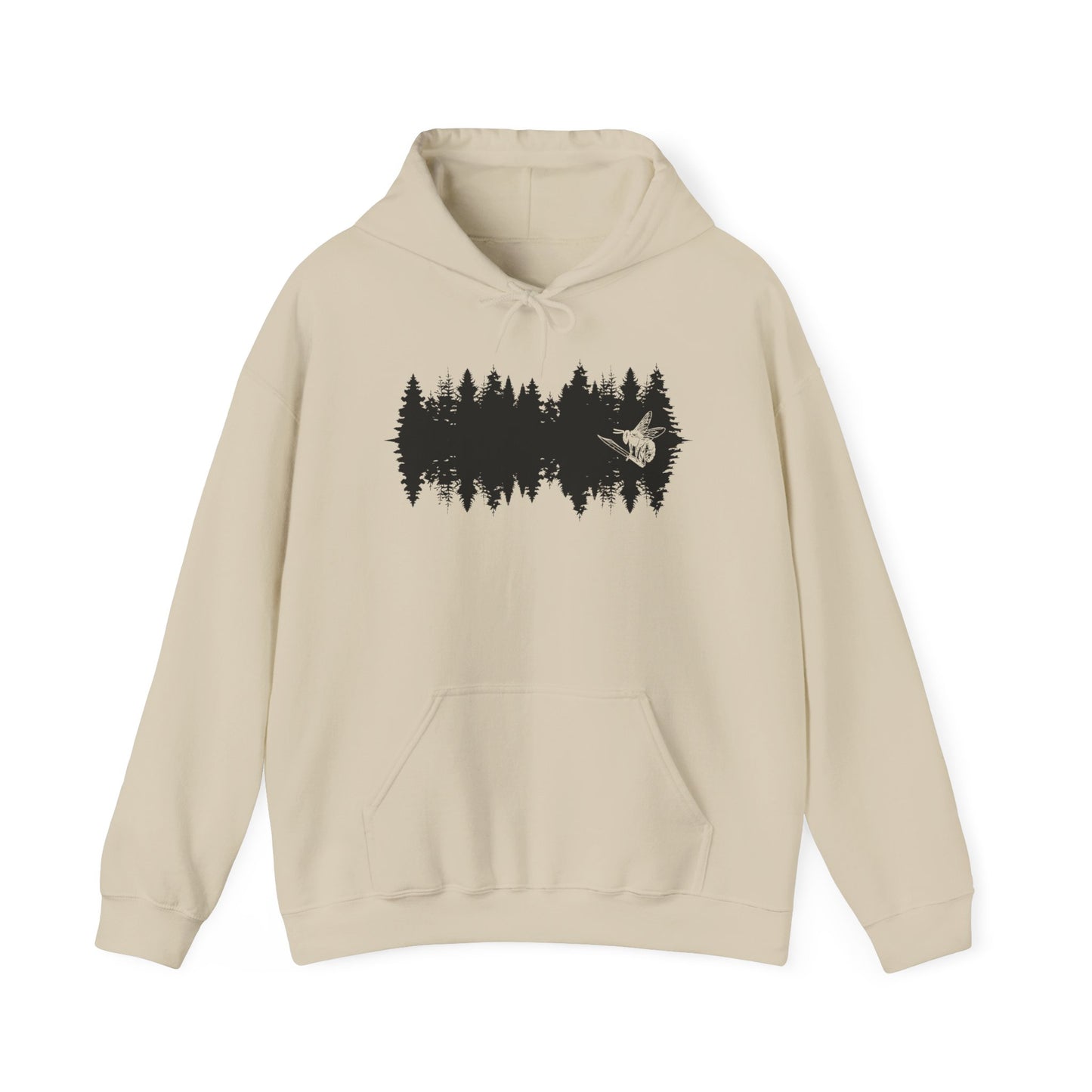 Reflected Tree Line Hooded Sweatshirt