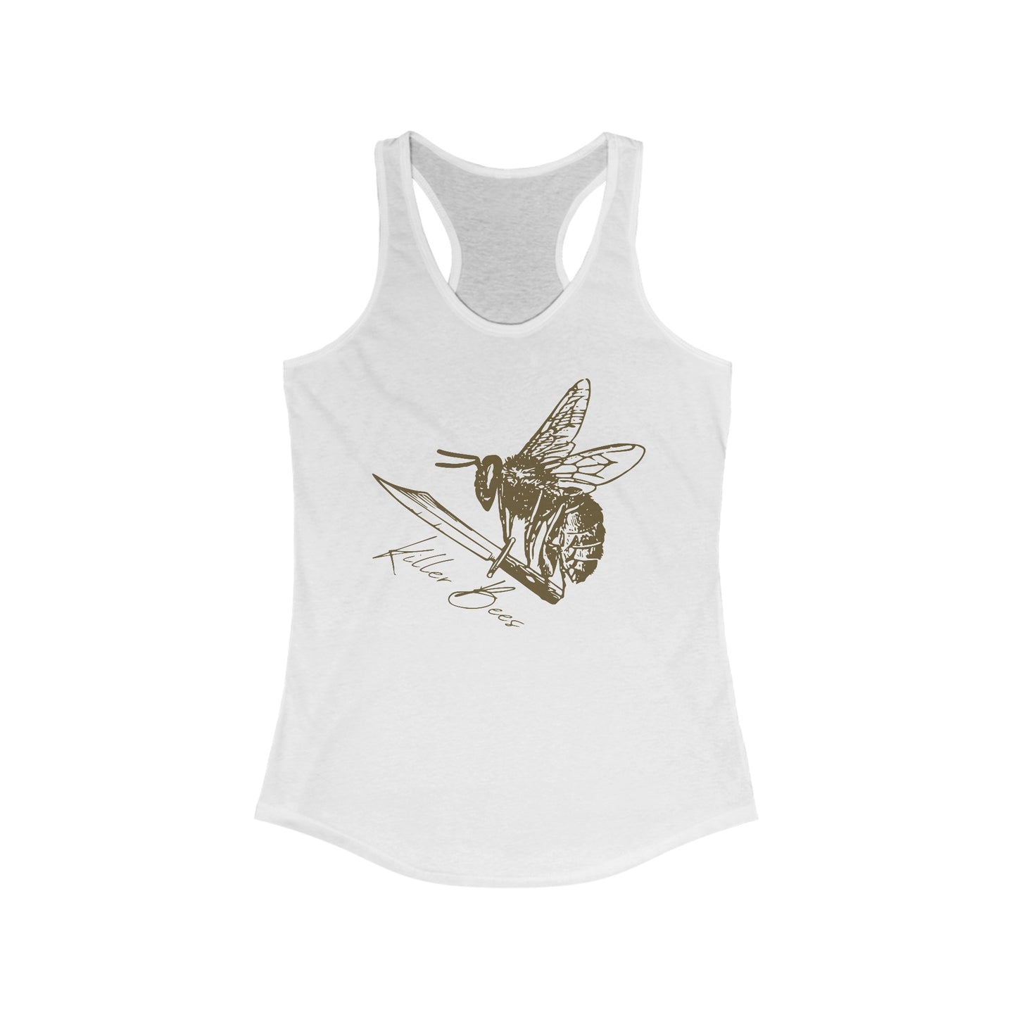 Women's Gold Killer Bees Logo Tank