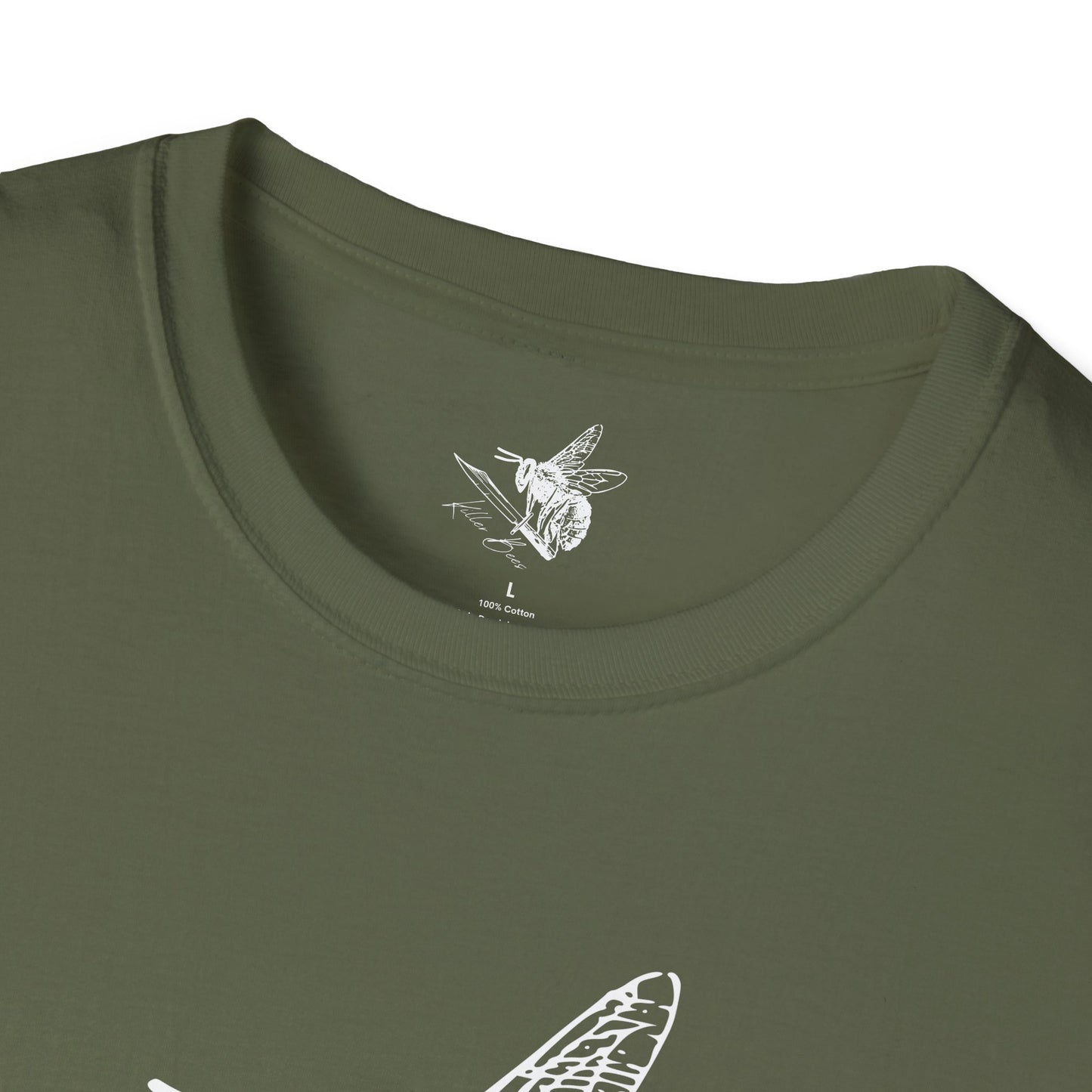 White Killer Bees Logo Tee