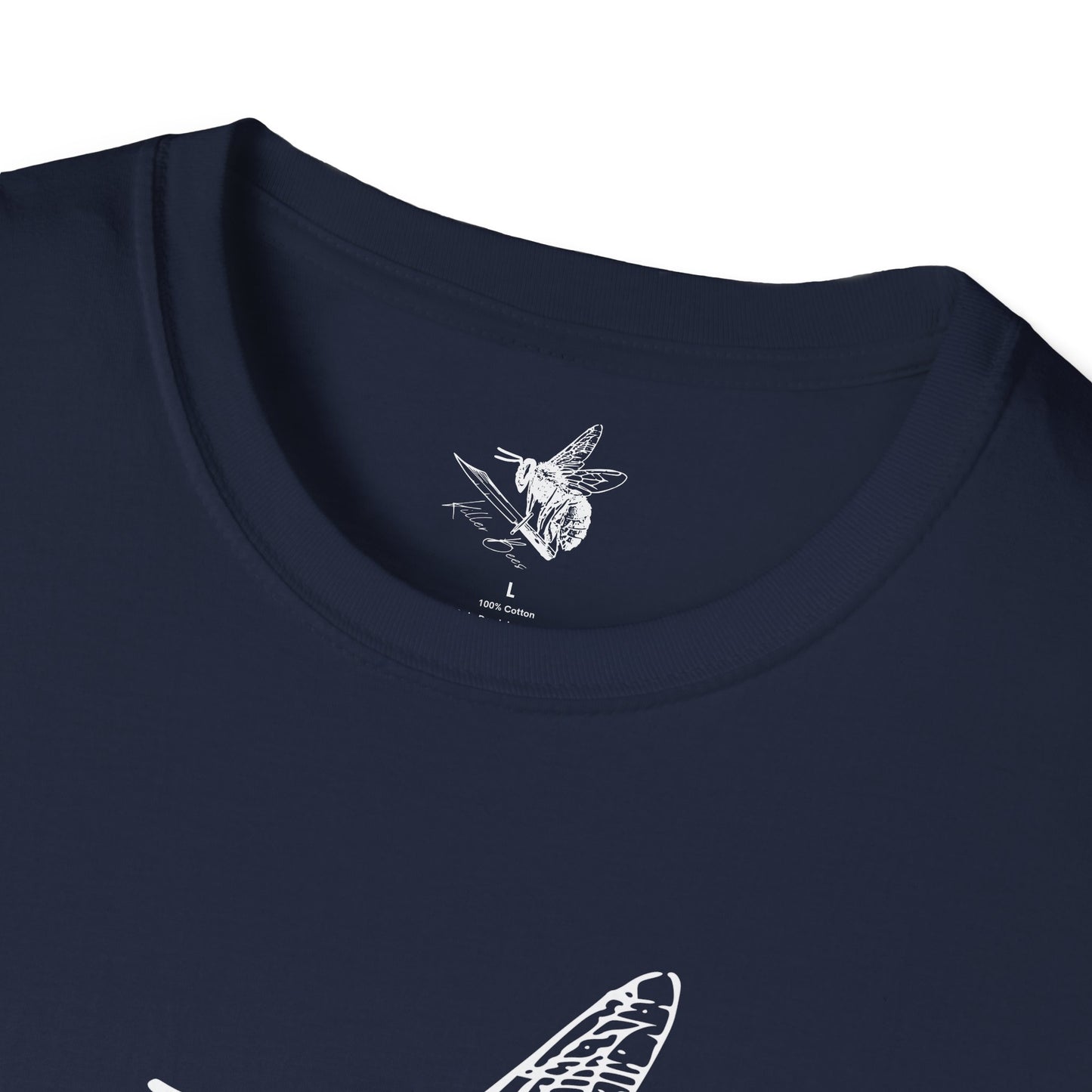 White Killer Bees Logo Tee