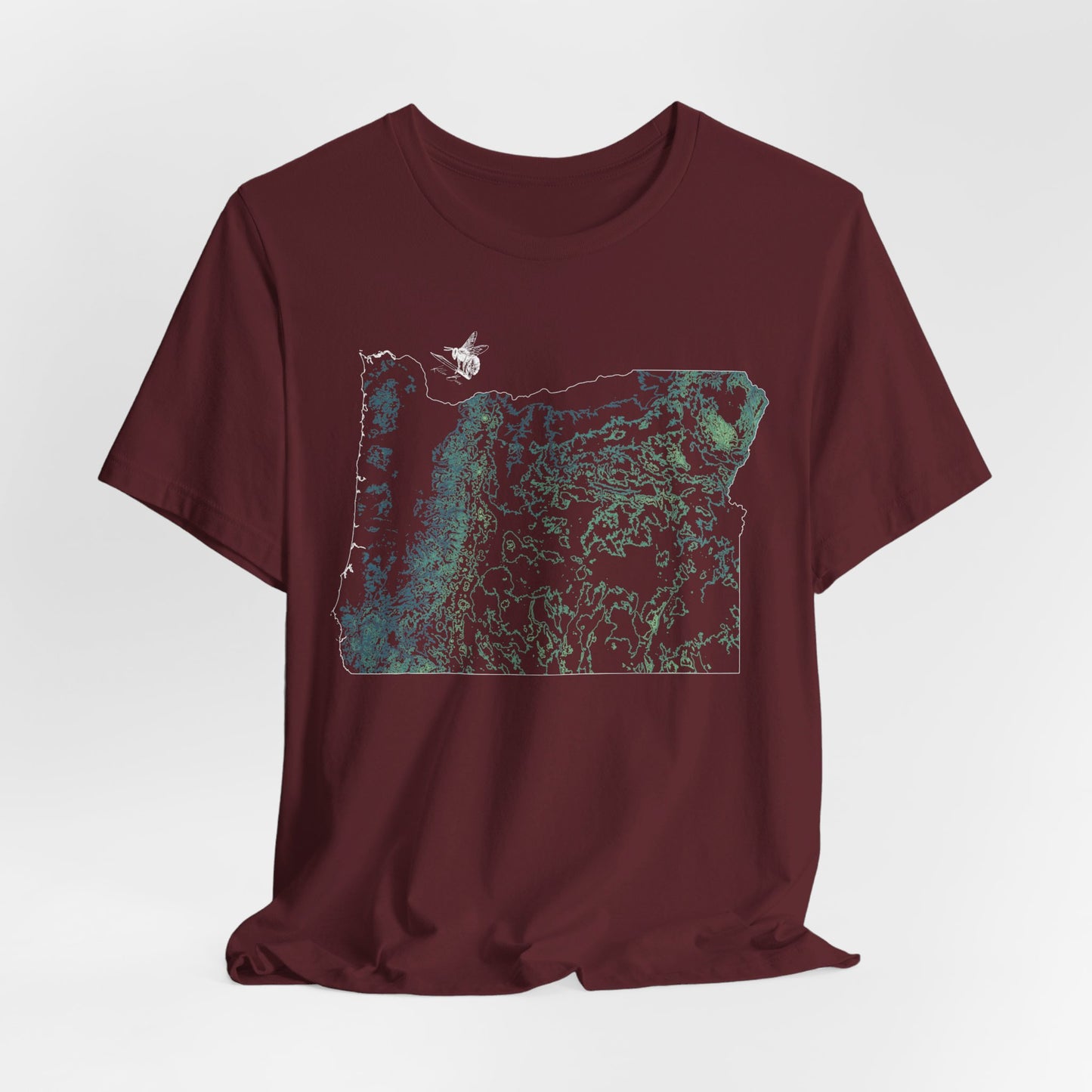 Topographic Oregon Tee