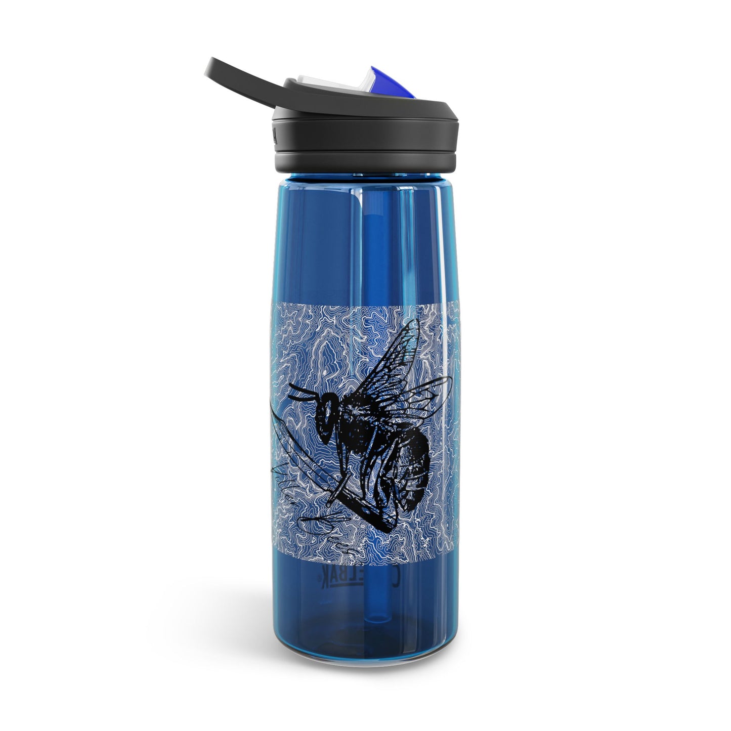 Killer Bees Topographic Logo CamelBak Eddy®  Water Bottle, 25oz