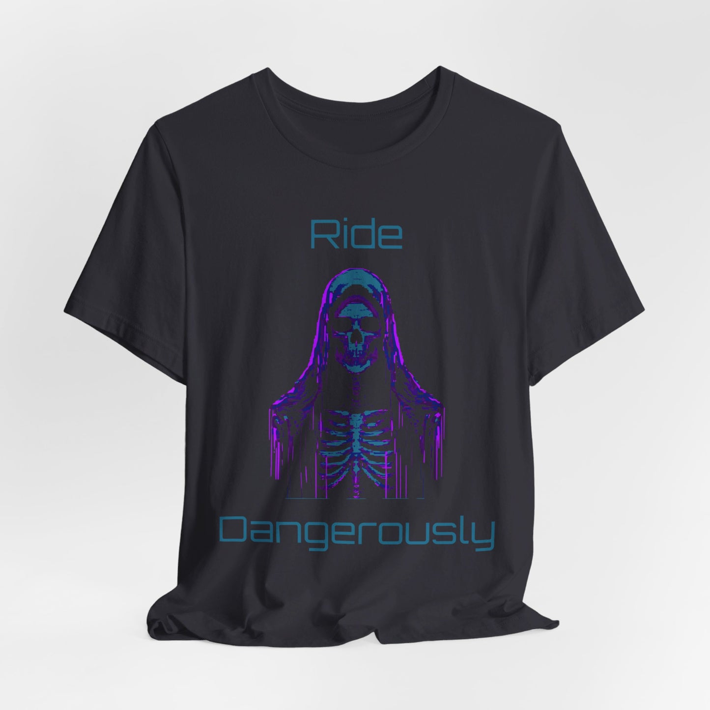 Ride Dangerously Grim Reaper Skeleton Shirt