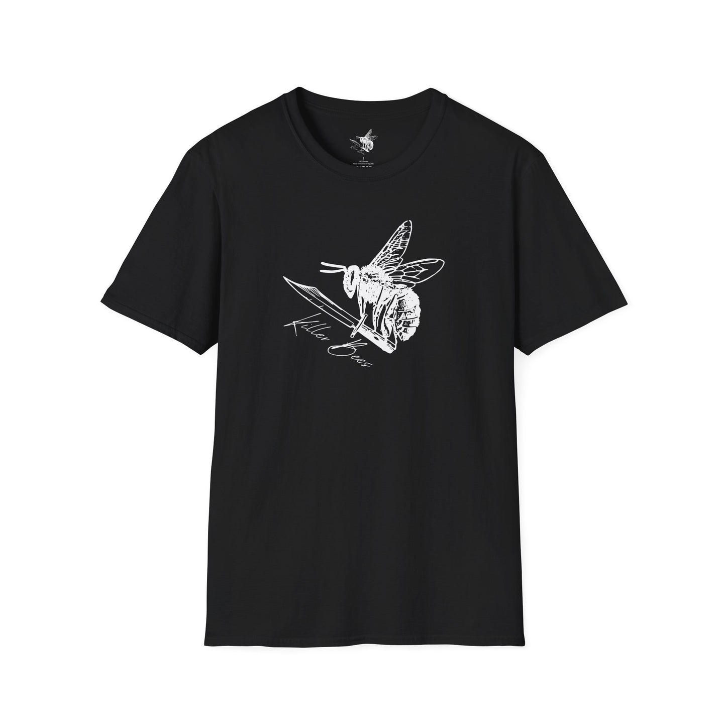 White Killer Bees Logo Tee