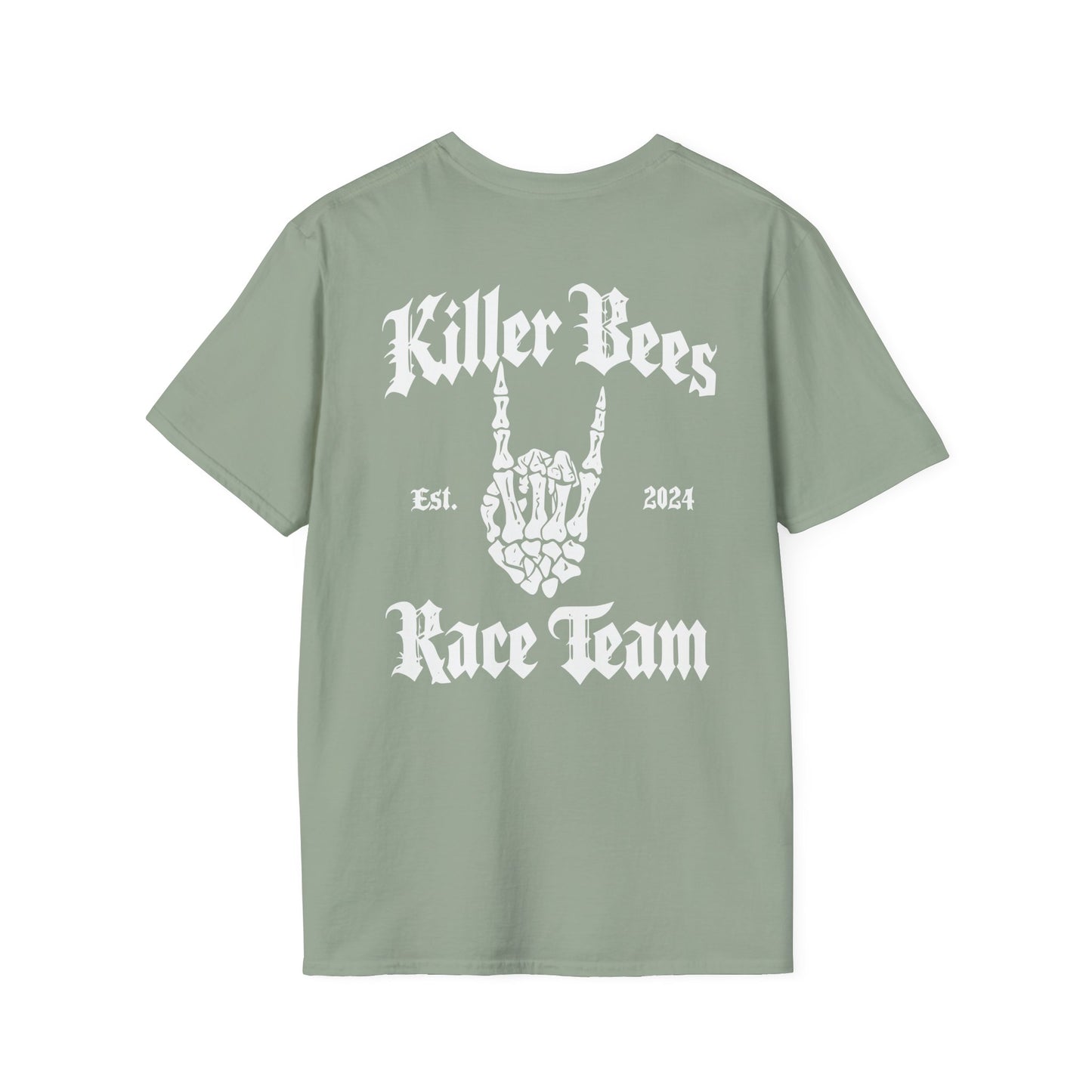 Killer Bees Race Team Skeleton Hand Shirt