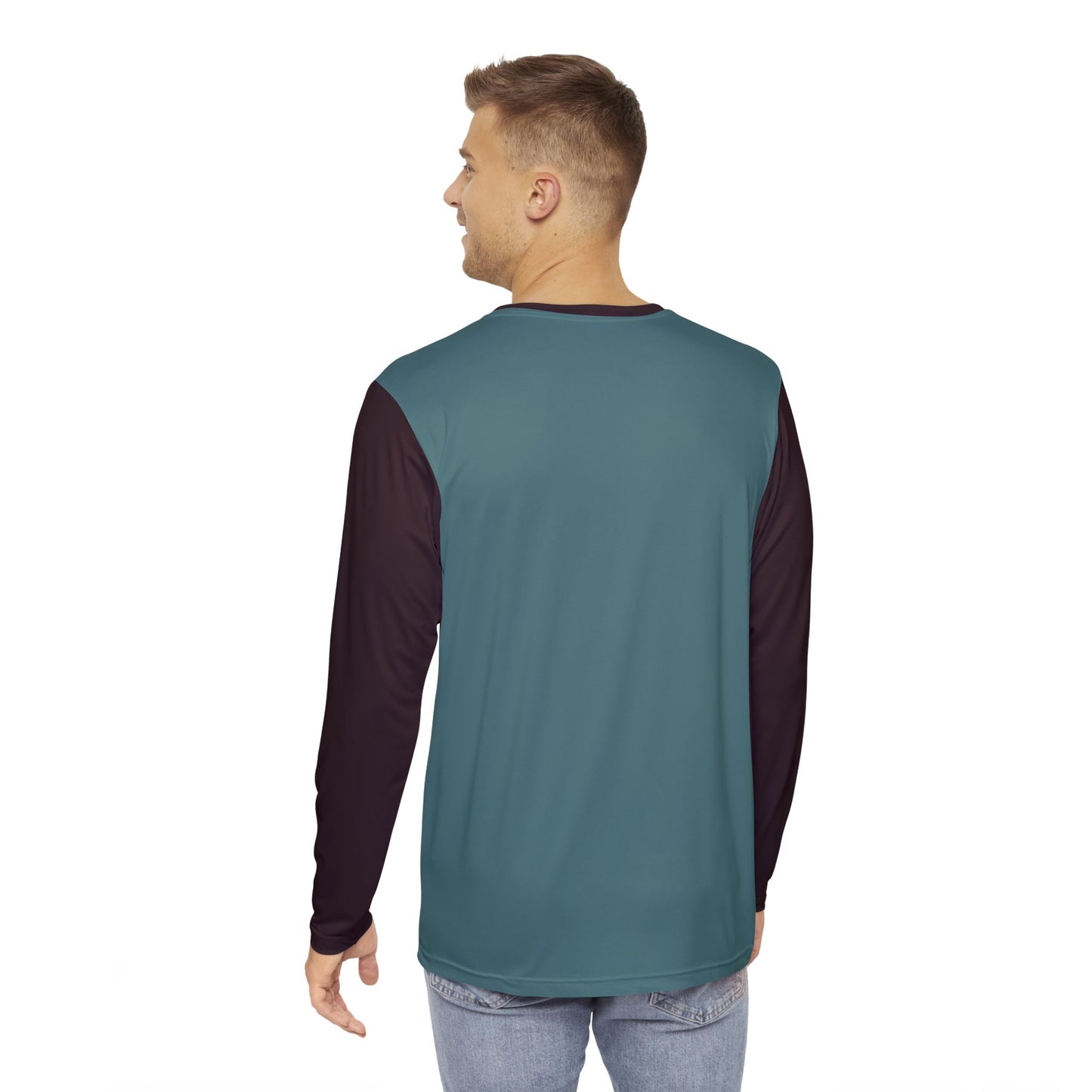 Killer Bees Faded Pine and Merlot Long-Sleeve Mountain Biking Jersey