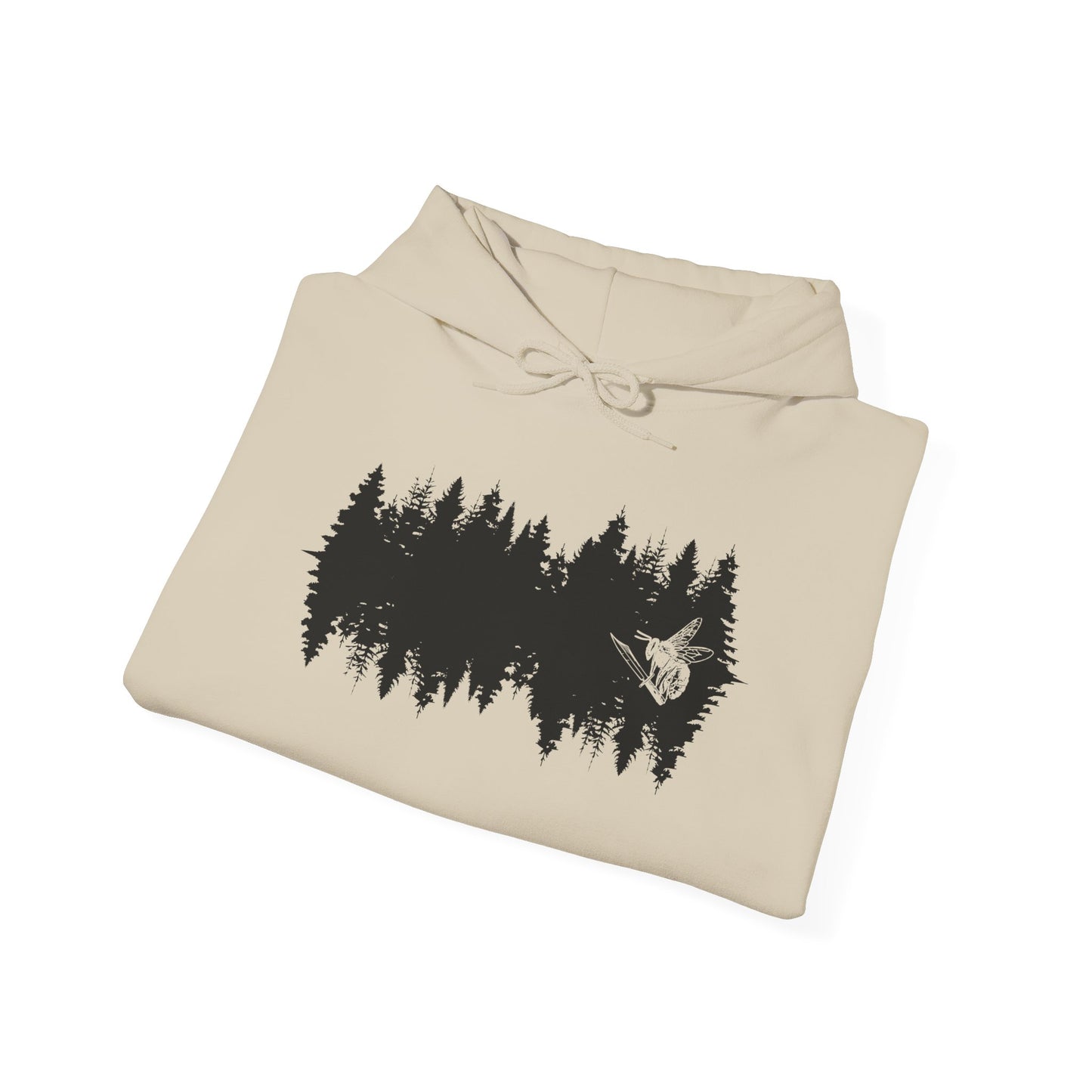 Reflected Tree Line Hooded Sweatshirt