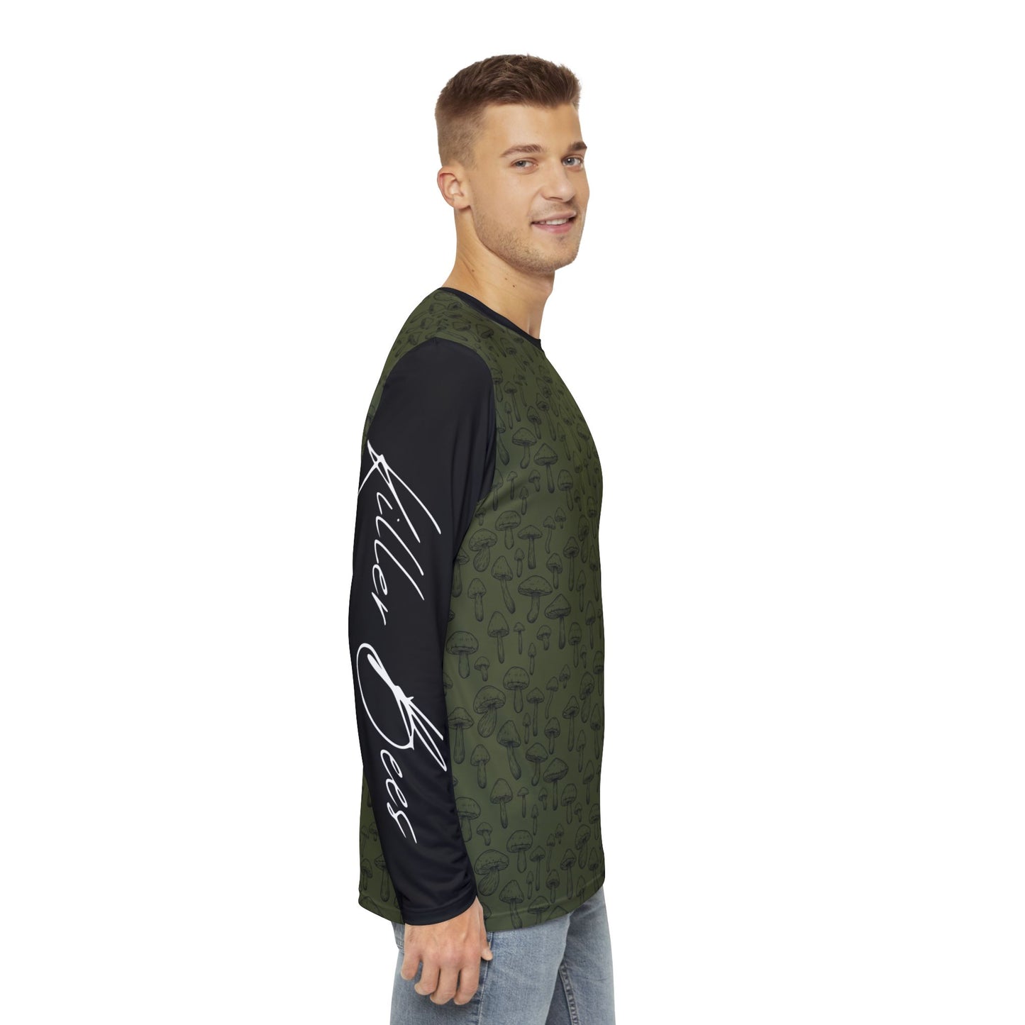 Mushroom Long-Sleeve Mountain Biking Jersey