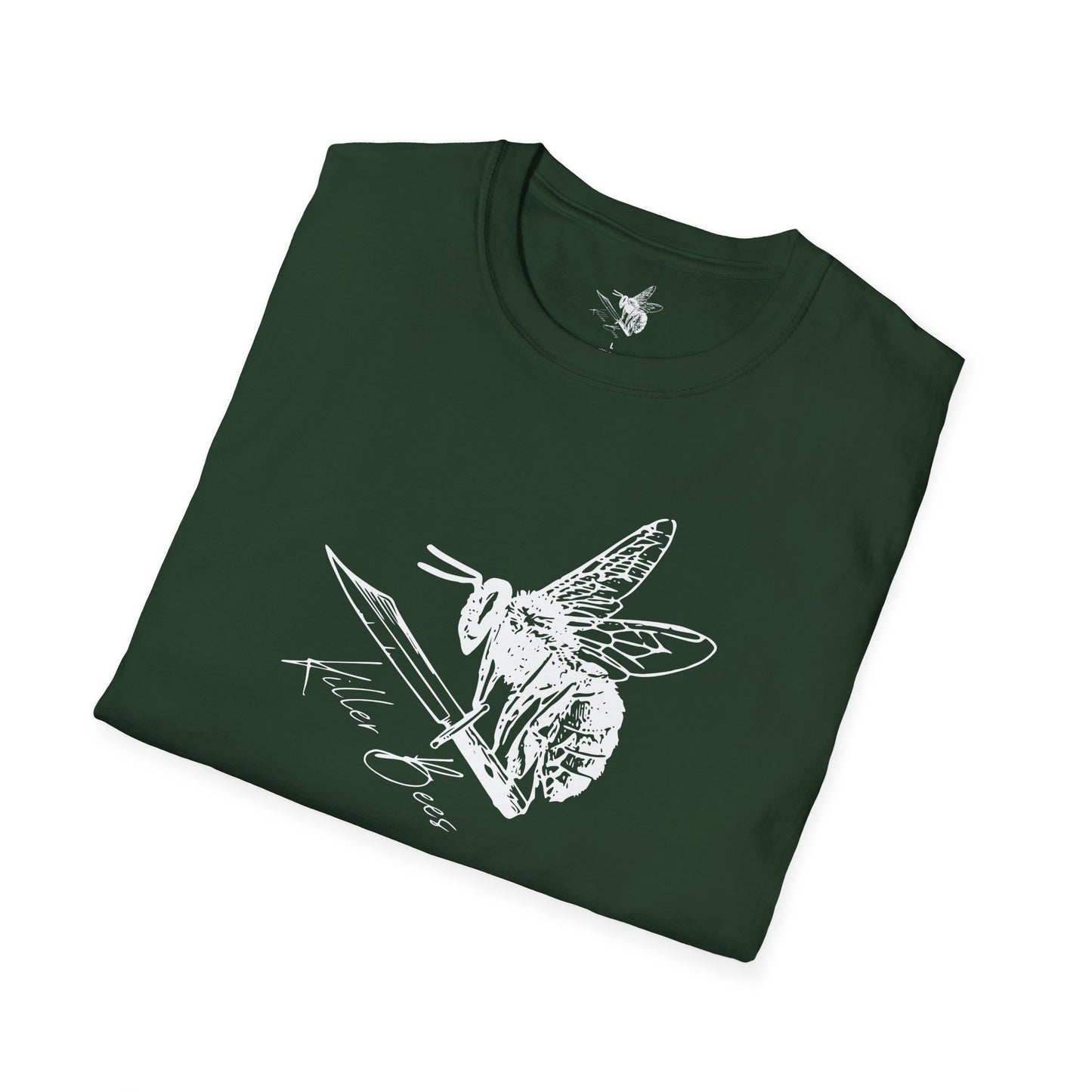 White Killer Bees Logo Tee