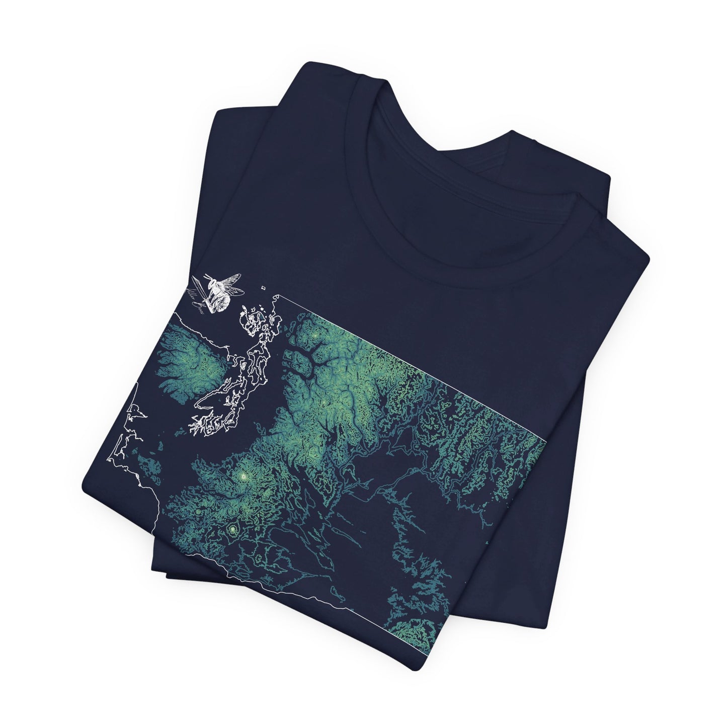 Topographic Washington Tee