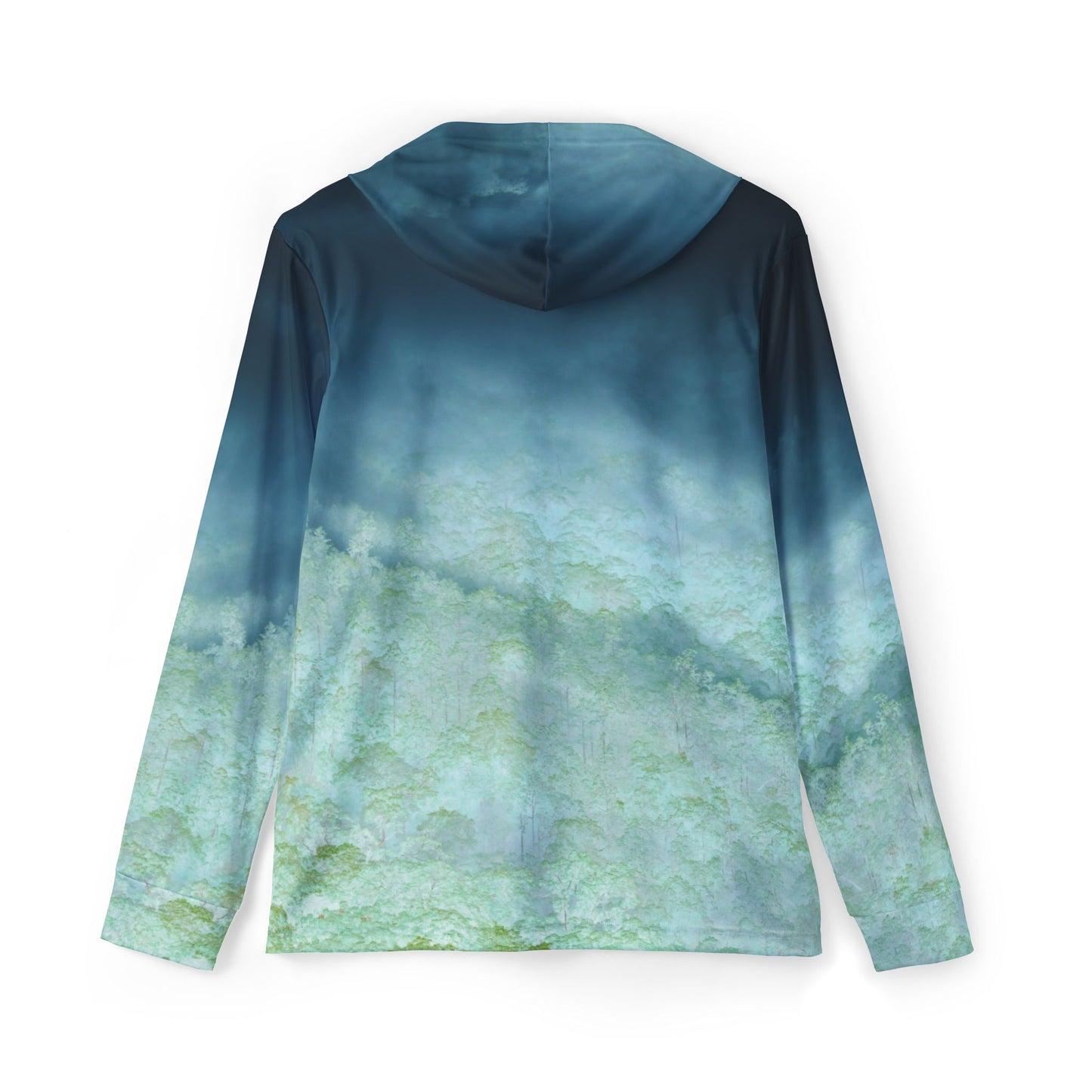 Inverse Foggy Forest Sun Hoodie, Athletic Shirt, Mountain Bike Jersey