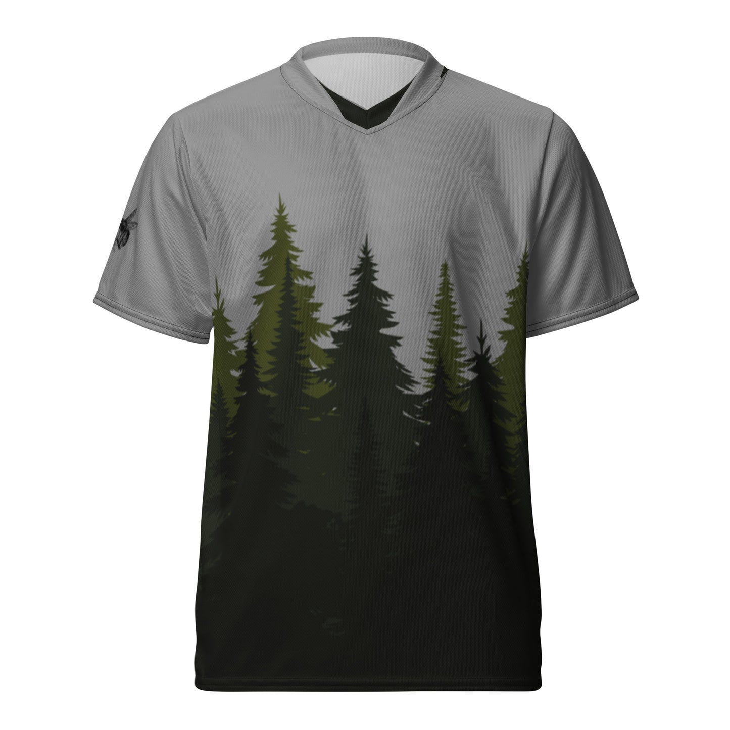 Green Trees Mountain Bike Jersey, Dark Greens, Unisex