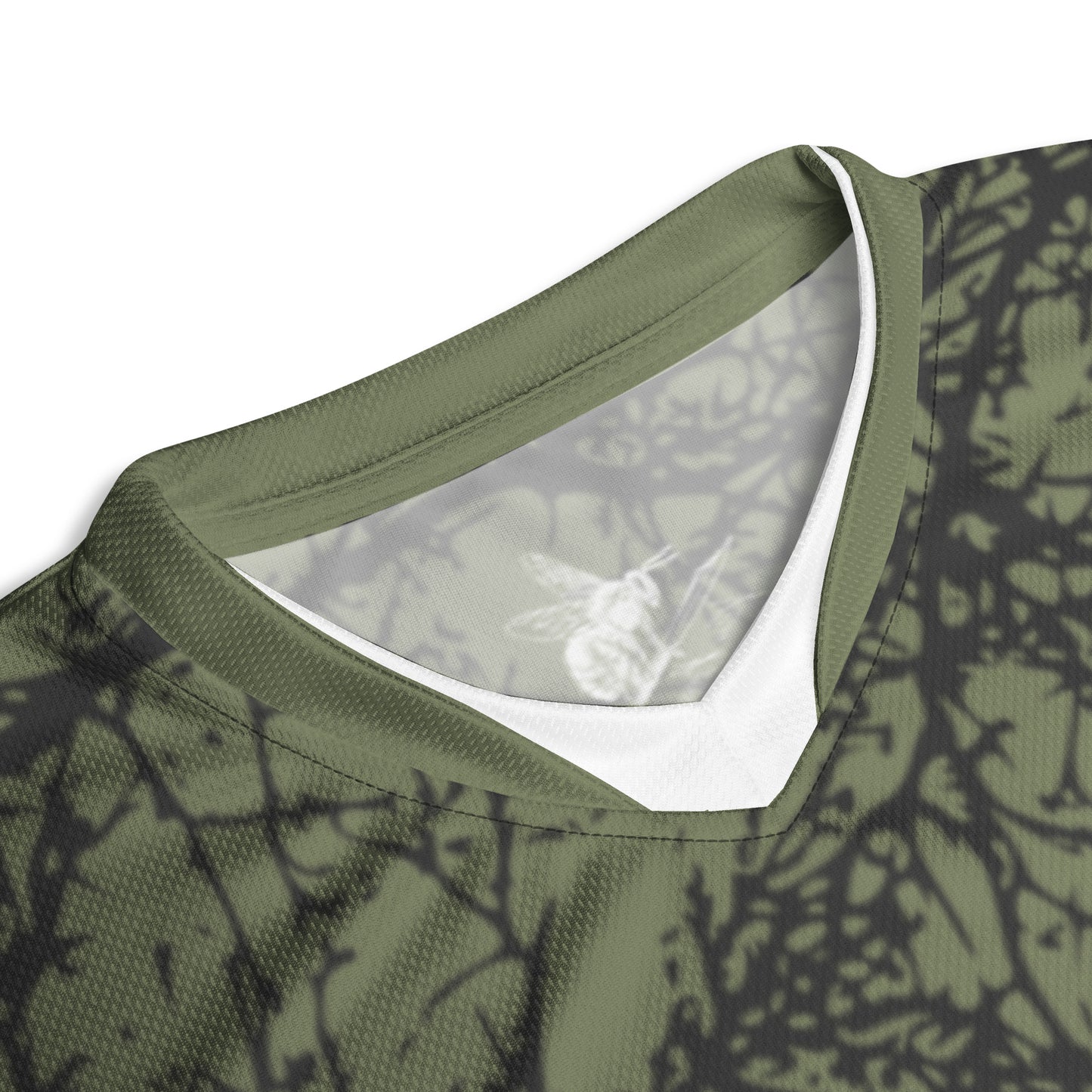 Branches Mountain Bike Jersey, Green and Gray, Unisex